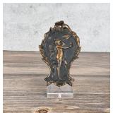 Copper Flashed Iron Advertising Fairy Plaque