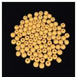 Group of Yellow Pony Indian Trade Beads