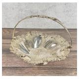 Victorian Silver Plated Bridal Basket