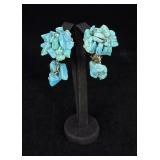 Turquoise Nugget Earrings