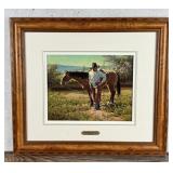 Bill Neal Ready to Go Cowboy Painting