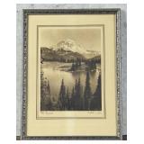 Asahel Curtis Mt Rainier Photogravure