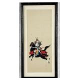 Japanese Samurai Warrior Painting