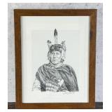 Gary Zaboly Mitch Bouyer Indian Drawing