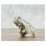 Zuni Indian With Wolf Shawl Fetish