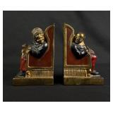 Armor Bronze Armchair Man & Woman Bookends