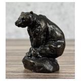 Philip R Goodwin Seated Bear Bronze