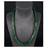 Green Nueva Cadiz Native American Trade Beads