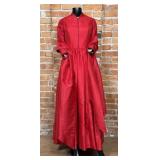 J. Peterman Company The Red Ball Gown Silk Dress