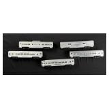 Lionel Silver Train Cars 2532 2533 2530 2531