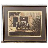 Stanley Hughes Roadster Watercolor Painting