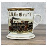 Occupational Shaving Mug Railroad Conductor
