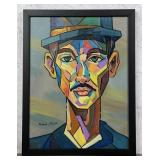 Ricardo Maya Oil on Board Painting