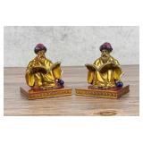 Ronson LV Aronson Arab Scholar Bookends