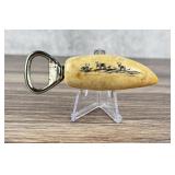 Alaskan Inuit Eskimo Scrimshaw Bottle Opener
