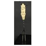 Alaskan Inuit Eskimo Ivory Billiken Fork