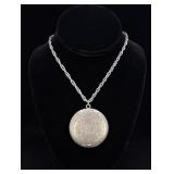 WWI WW1 Officer Sterling Silver Sweetheart Locket