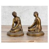 Jennings Brothers Joan Of Arc Bookends 1876