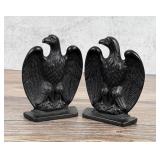 Robert Emig Cast Iron Eagle Bookends 1188