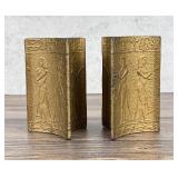 Cast Iron Equyptian Revival Bookends