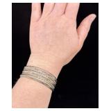 Navajo Sterling Silver Twisted Bracelet