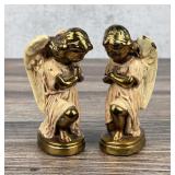 Bronze Clad Angels Praying Bookends