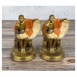 John Ruhl K&O Roman With Scroll Bookends