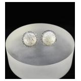 Alpaca Mayan Sundial Cufflinks