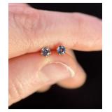 14k Gold Alexandrite Earrings