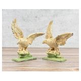 Cast Iron Eagle Bookends