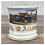 Railroad Train Engineer Occupational Shaving Mug