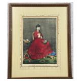 Currier & Ives The Day Before Marriage Print