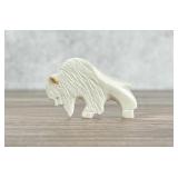 Jeffery Yunie Zuni White Buffalo Fetish