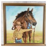 James Asher Cowboy Painting