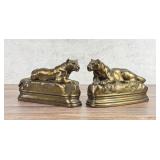 Kronheim & Olderbusch K&O Panther Lion Bookends