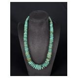 Rolled Pueblo Turquoise Indian Trade Beads