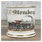 Railroad Train Engineer Occupational Shaving Mug