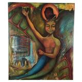 Sheila Miles Montana Oil on Board Painting