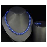 Lapis Lazuli Bead Necklace