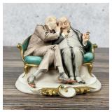 Capodimonte Porcelain Figurine Risque Punchline