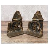 Verona Cast Iron Mill Bookends