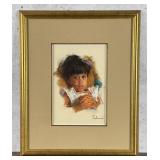 Sandra Clendennen Brittany Pastel Drawing