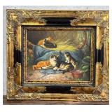 European Painting of Kittens
