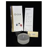 18k White Gold Australian Sapphire Diamond Ring