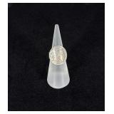 Navajo Sterling Silver Buffalo Nickel Ring