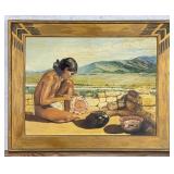 Harold Weston The Pot Painter Painting