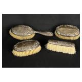 Sterling Silver Vanity Brush Set