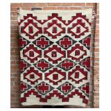 Transitional Navajo Spider Woman Cross Blanket