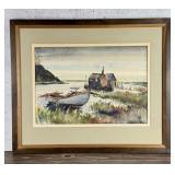Wagner Watercolor Coastal Painting