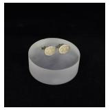 Monogram Sterling Silver Cufflinks